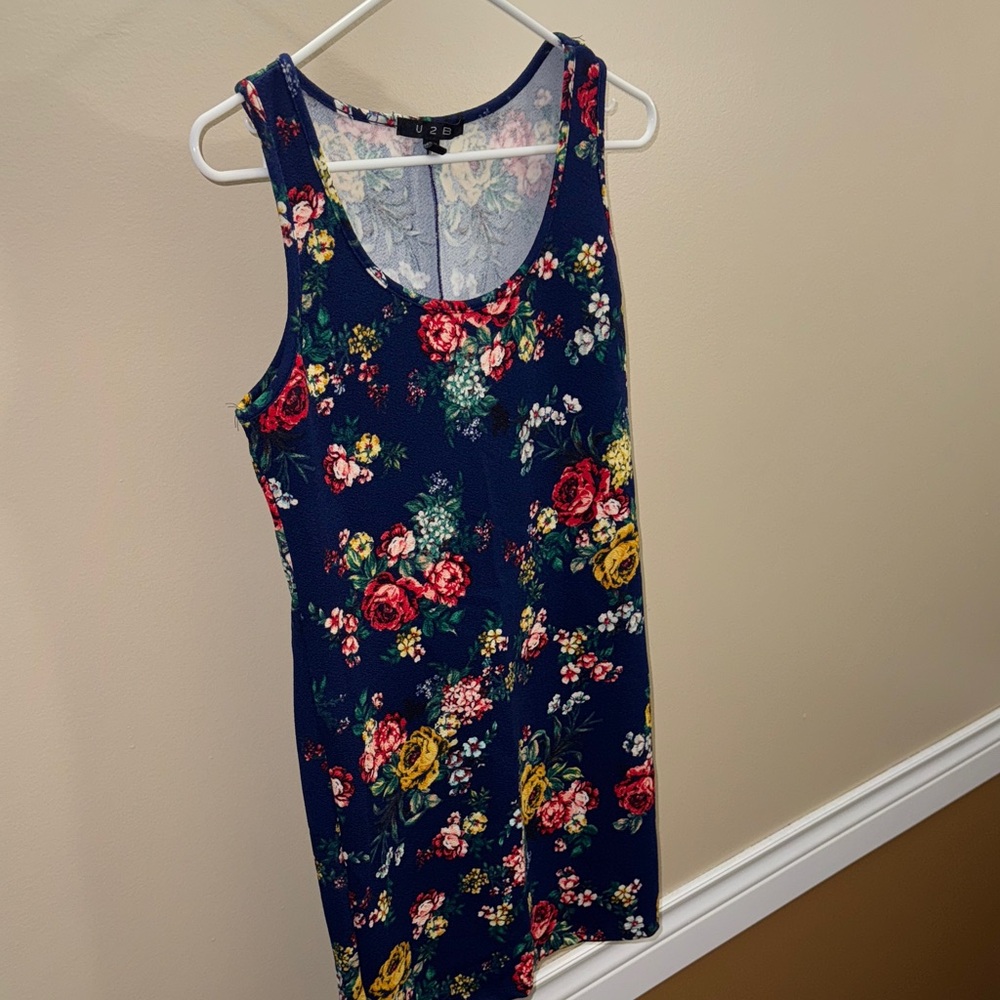 U2B Navy Floral Dress